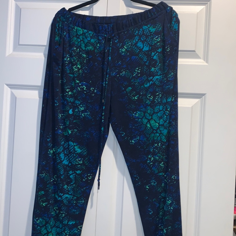Lounge pants. It says it’s a small but it fits more like a medium